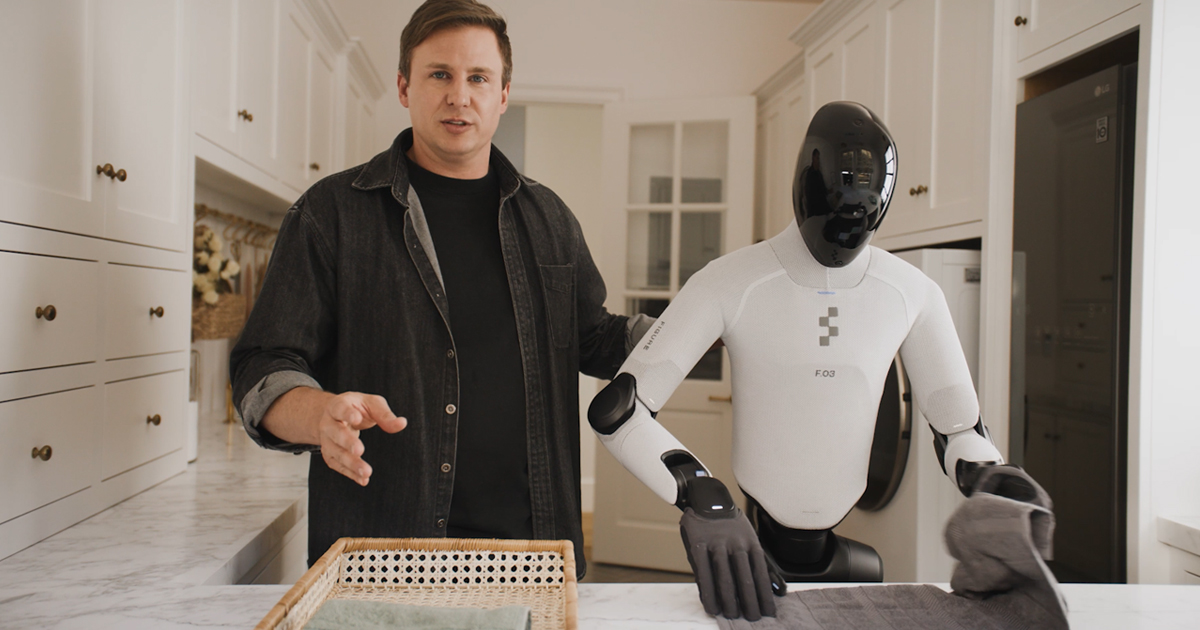 Figure humanoid shown with the Helix 2.5 release